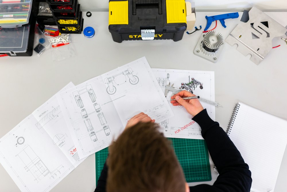 MEP engineers reviewing plans