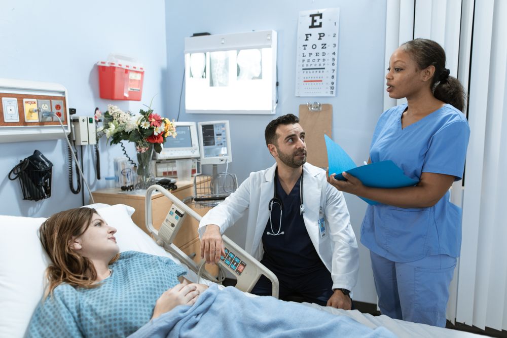 Hospital patient room