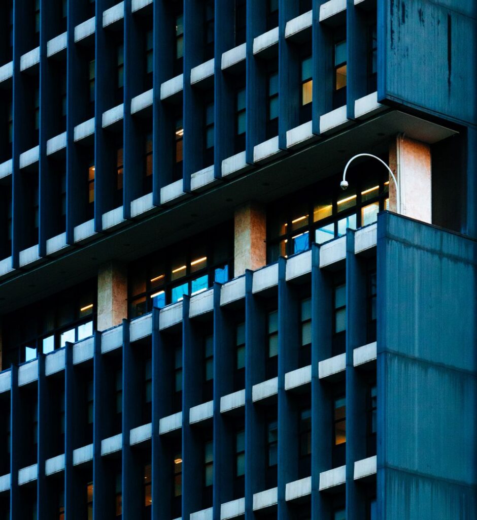 Office tower facade